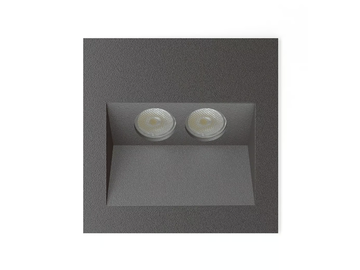 HAL 2 IP65 - LED wall-mounted outdoor steplight by ONOK Lighting - view 2